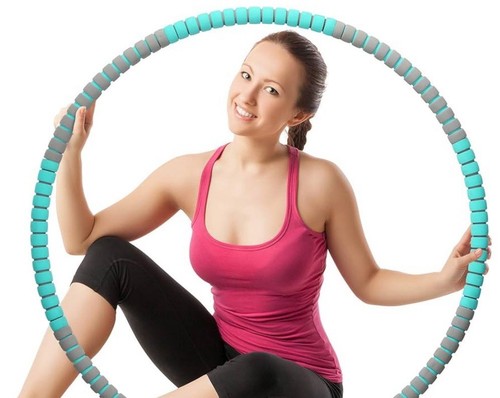 Weighted fitness padded hula - fitness,