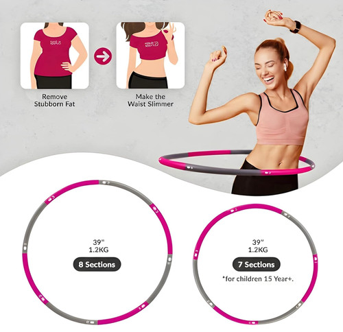 Weighted fitness hula hoop - weighted,